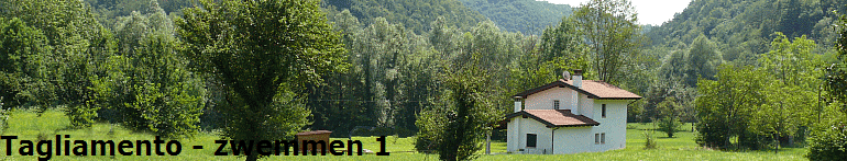 Tagliamento - zwemmen 1