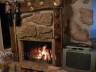 huis - open haard