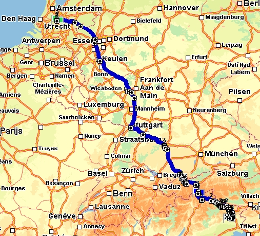 route Brenner totaal